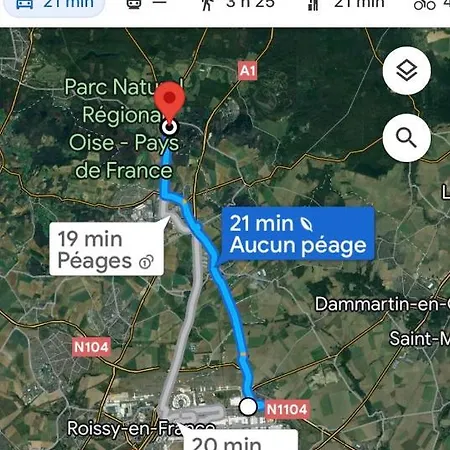 Maison Individuelle Confort Terrasse Exterieur Proche Parc Asterix, Aeroport Roissy Cdg, Paris, Disney, Chateau De Chantilly Vakantiehuis La Chapelle-en-Serval